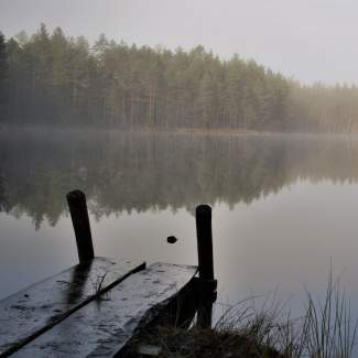 Starting point of the trail is Pihtilampi